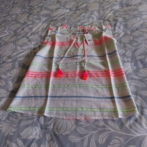 Vineyard Vines Womens Guava multi stripe popover NWT size large